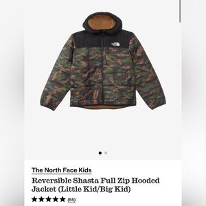 The North Face Kids Reversible Shasta Full Zip Hooded
Jacket Big Kids (L)